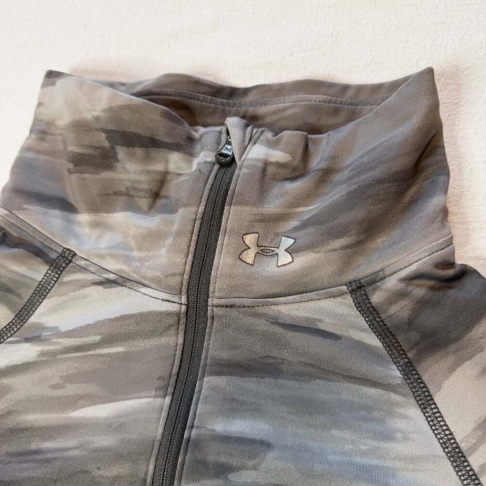 Under Armour ColdGear Jacket Grey Camo Women's Small - Picture 2 of 9